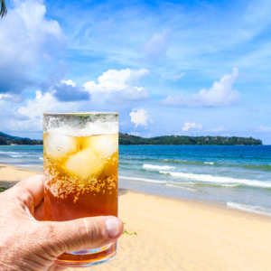 Easy 2 ingredient coconut rum drinks - coconut rum and coke