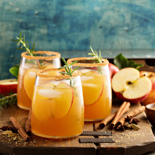 Autumn Apple Bourbon Cocktail