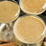eggnog cocktail - Creamy eggnog cocktail recipe traditional holiday cocktails-2