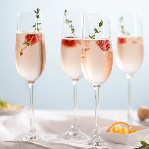 summer champagne cocktails