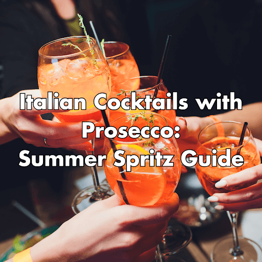 italian cocktails with prosecco